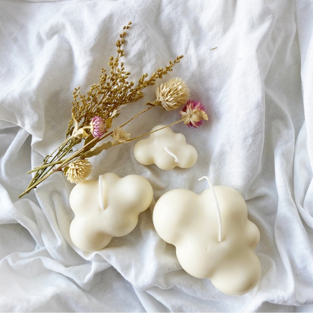 YUI Brooklyn Mini White Cloud Candles - 3 Piece
